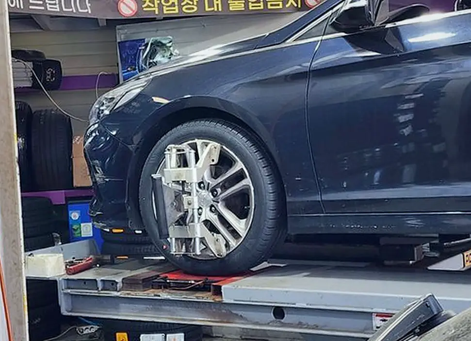 음성읍 넥쏘 넥센타이어렌탈 현장 시공 실사
